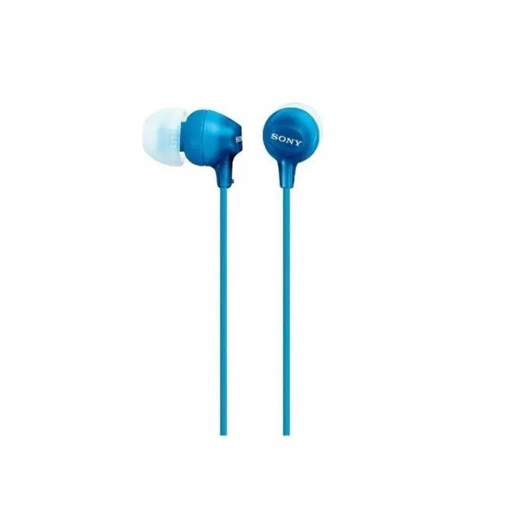 Sony MDR EX15LP Fashion Color EX Series In Ear Earbud Headphones Blue New